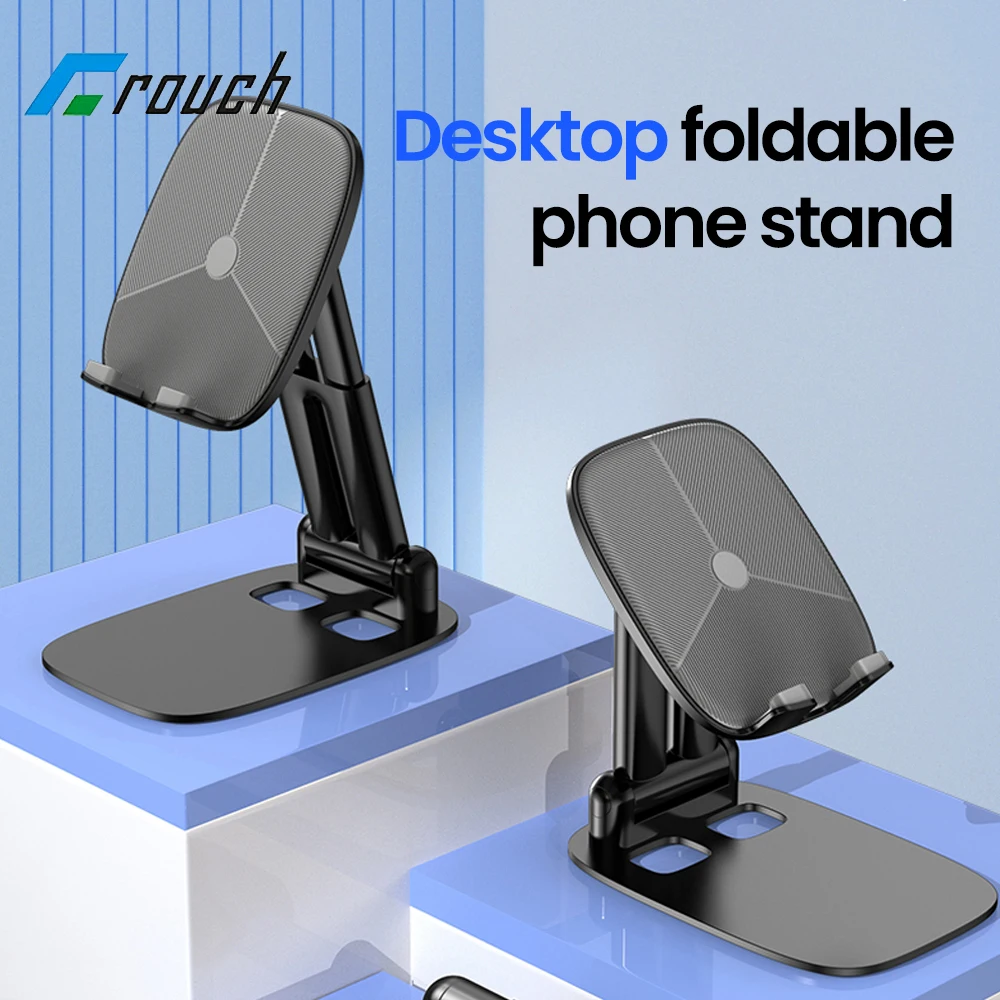 Soporte de teléfono plegable de escritorio para iphone, ipad, Xiaomi, soporte ajustable para tableta de escritorio, soporte Universal para teléfono móvil