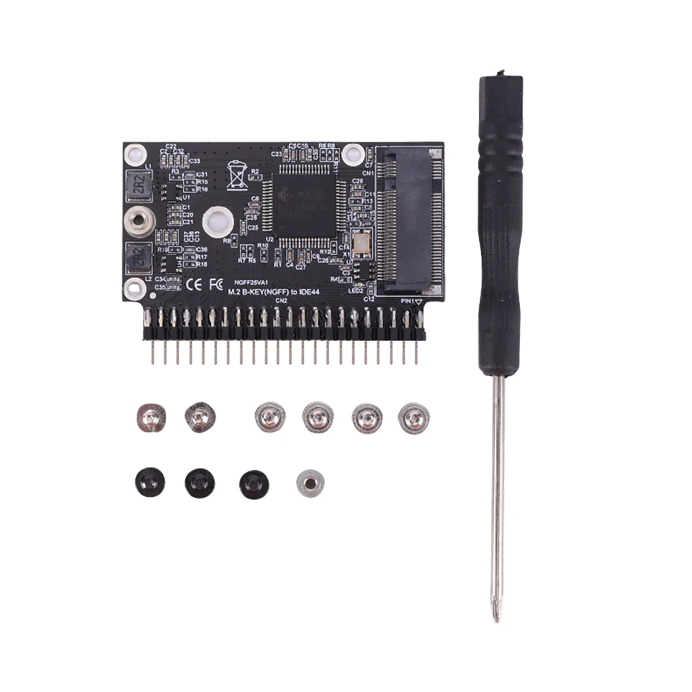 Adaptador M.2 NGFF SATA SSD a 2,5 pulgadas IDE 44pin tarjeta convertidora 150 MB/s M.2 NGFF SATA SSD a 2,5 IDE SATA SSD Convertidor para ordenador portátil - imagen 5