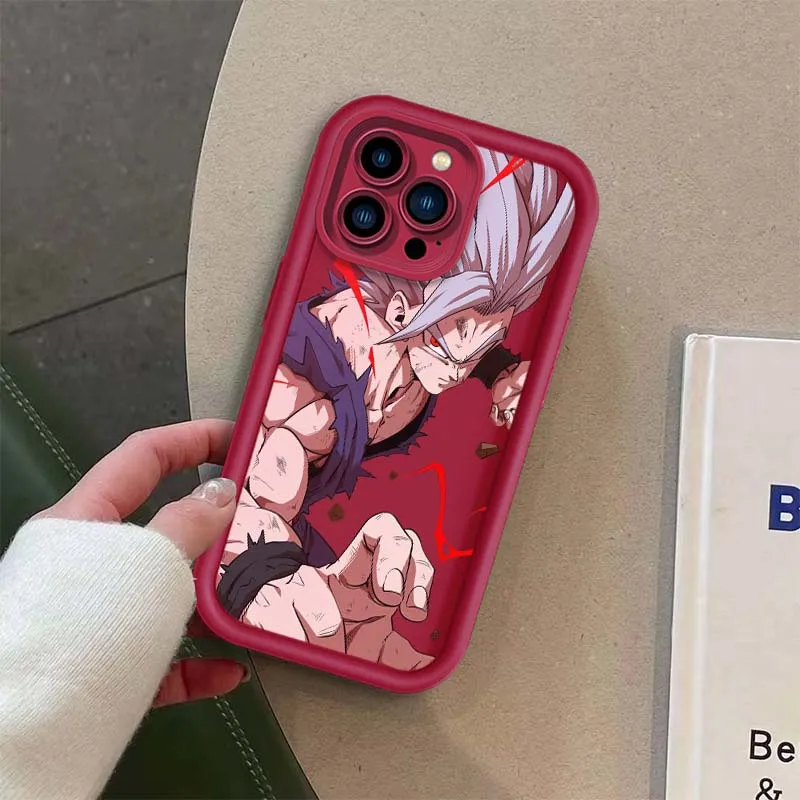 D-Dragon Ball Cool Goku Anime para Apple iPhone 17 16 15 14 13 12 11 Plus Pro Max Eye Ladder funda de teléfono - imagen 5
