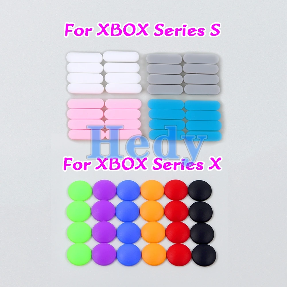 100 juegos para XBOX Series XSS pies de goma cubierta de pie a prueba de golpes para consolas XBOXSeries S X pieza de reparación de repuesto - imagen 2