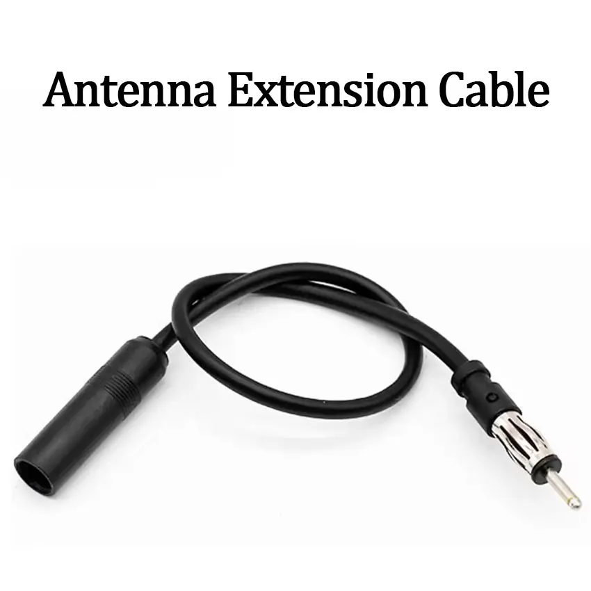 Cable de extensión de antena de Radio de coche, Cable de extensión de antena de coche de Radio FM AM de 35cm y 13 pulgadas, conector de clavija DIN, Cable Coaxial - imagen 4