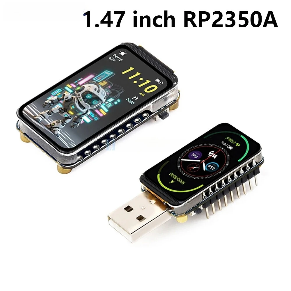 Placa de desarrollo LCD RP2350 de 1,47 pulgadas, pantalla a Color 262K, placa multifuncional, arquitectura de doble núcleo, basada en procesador de 150Mhz - imagen 2