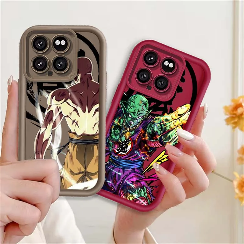 Funda artística d-dragon Ball Cool Saiyan para Xiaomi Mi 17 15 14 13 12 14T 13T Pro Max Lite, funda de teléfono con escalera ocular - imagen 2
