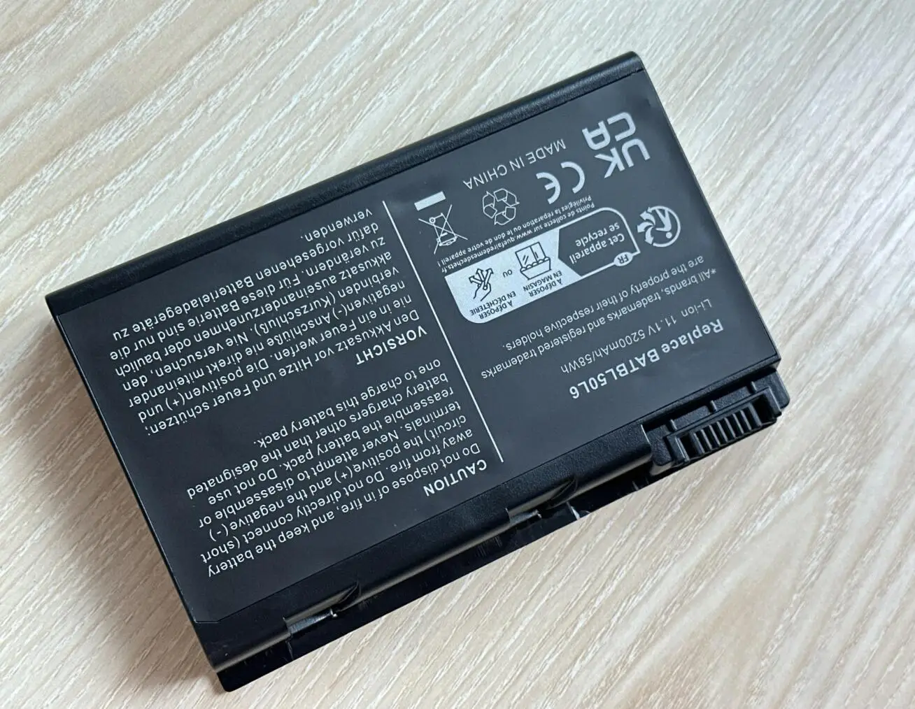 Batería del ordenador portátil para Acer Aspire 3100 3690 5100 5610 5630 5650 5680 9110 9120 9800 Series BATBL50L6 BATCL50L6 BATBL50L4 - imagen 4