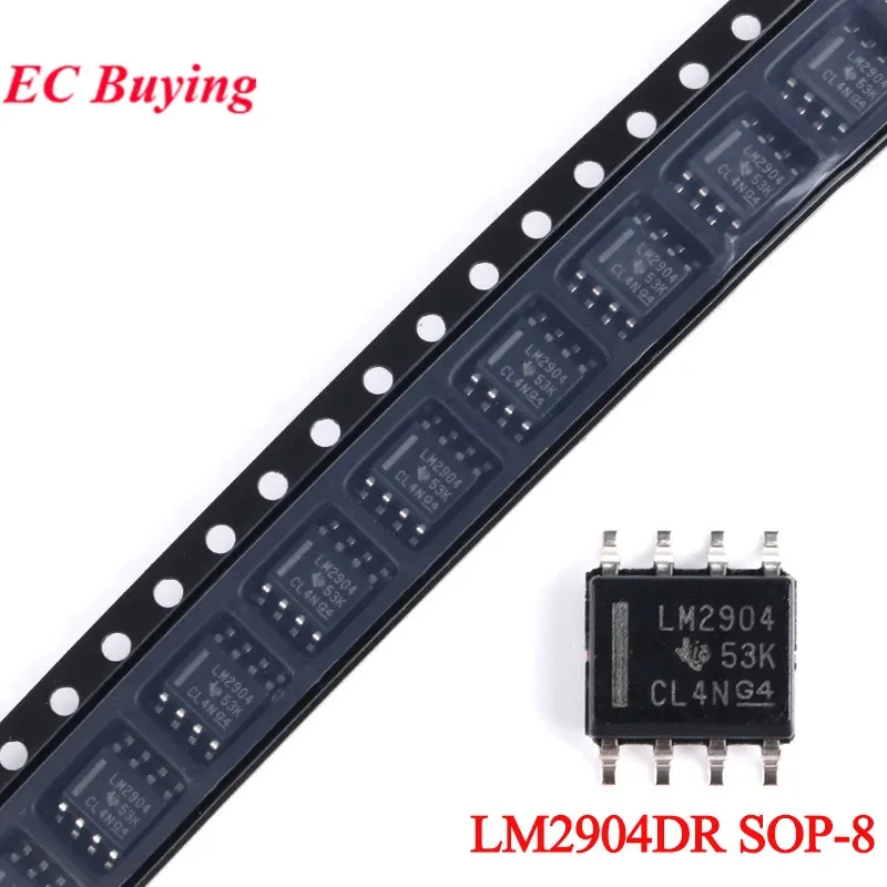 50 uds/5 uds LM2904 LM2904DR LM2904D 2904 SOP-8 Chip amplificador operacional Dual IC circuito integrado
