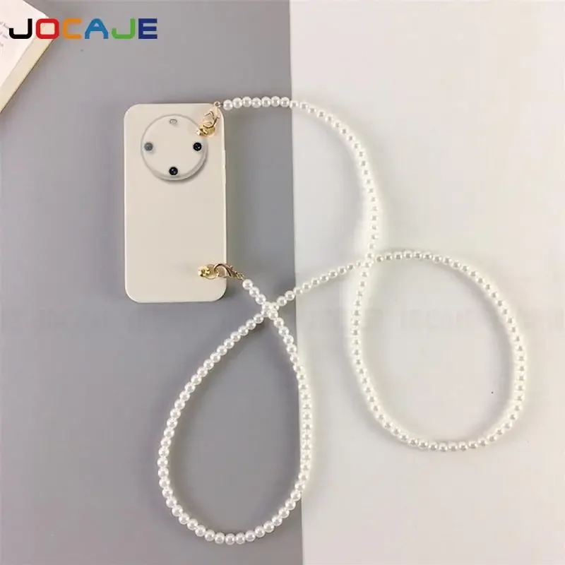 Funda de collar de perlas con cordón cruzado para Realme, 13 Pro + 12X 12 Plus, lente protectora de cadena, funda de TPU suave para Realme 11 Pro Plus - imagen 5
