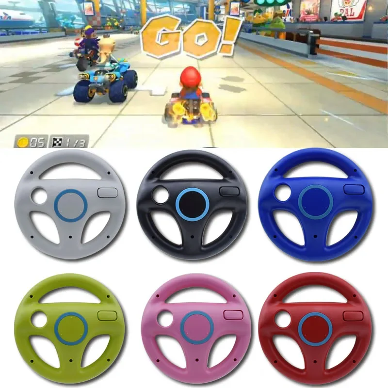 Controlador de juegos de volante de carreras de juegos Arcade para Nintendo Wii, mando a distancia, volante de carreras para Wii Kart Racing handle - imagen 2
