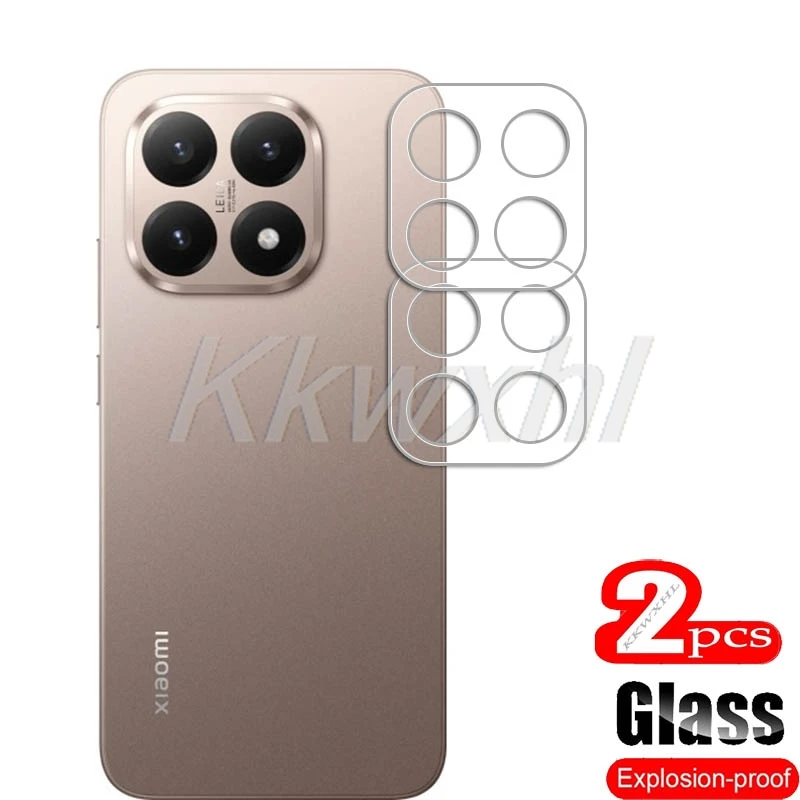 2 uds 9H 3D película de lente de cámara para Xiaomi 15T Pro Xiaomi15TPro Xiaomi15T 15TPro Xiaomi14T 14T cubierta protectora trasera de vidrio templado