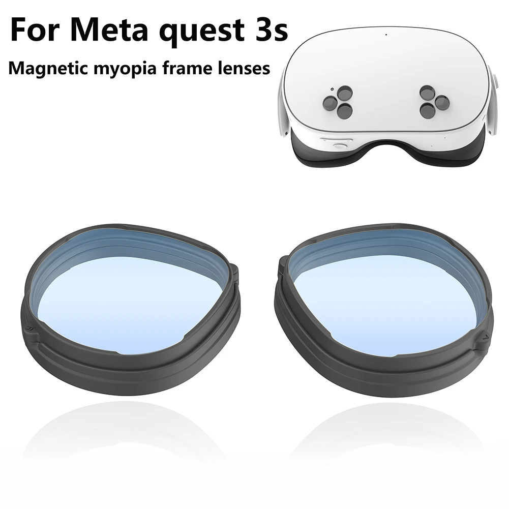 Lentes graduadas de gafas VR para Meta Quest 3S, gafas antiazules de alta definición, montura de gafas magnéticas para Meta Quest 3S