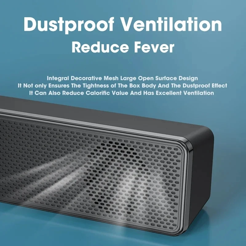 Barra De sonido ordenador PC TV portátil escritorio con cable inalámbrico Bluetooth altavoz caja De sonido Bar música portátil Caixa De Som sistema De Audio - imagen 5