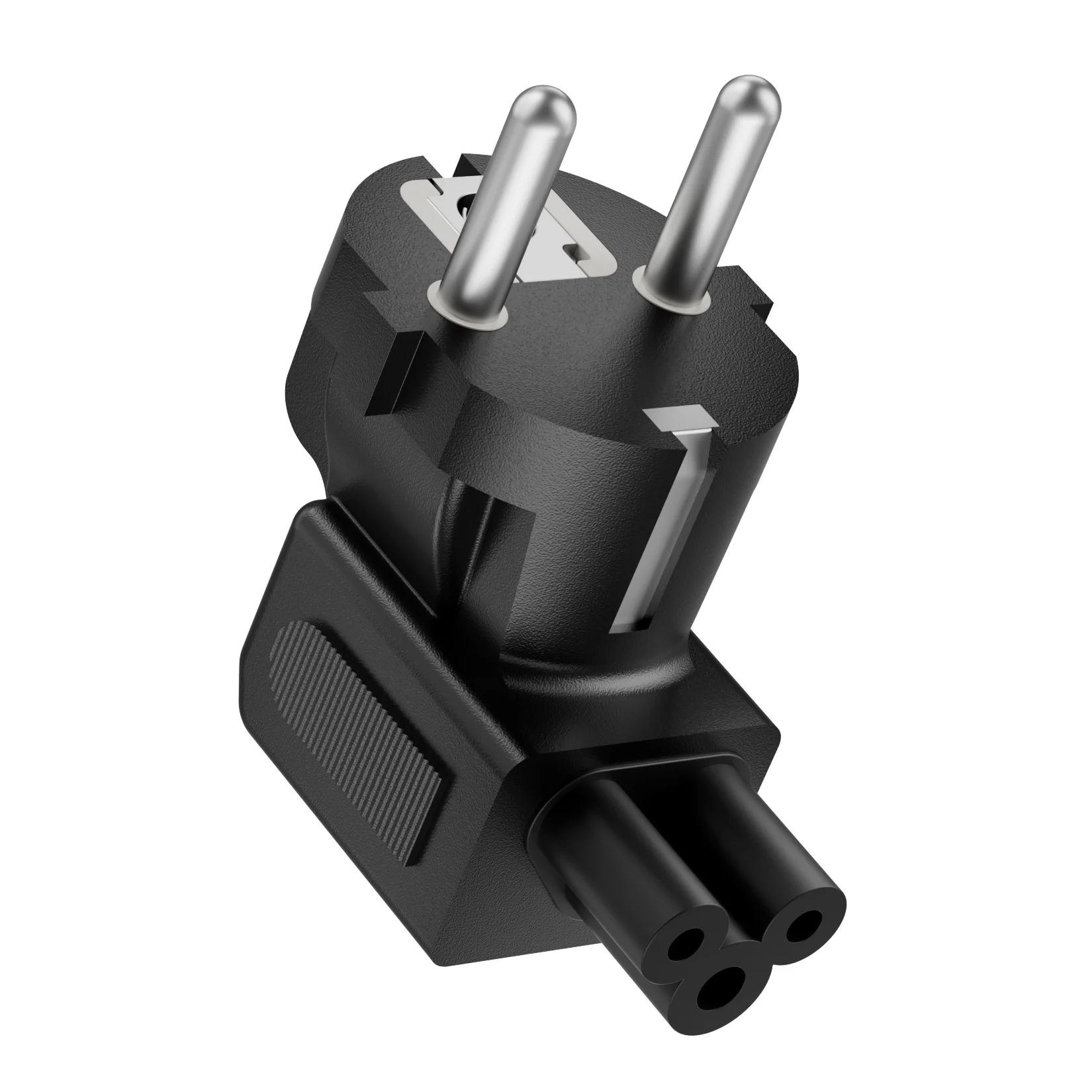Adaptador de enchufe de Cable de alimentación de la UE enchufe de la UE a IEC320 C5 enchufe adaptador de hoja de trébol CEE 7/16 a C5 CEE 7/7 EURO SCHUKO a -IEC5 - imagen 5