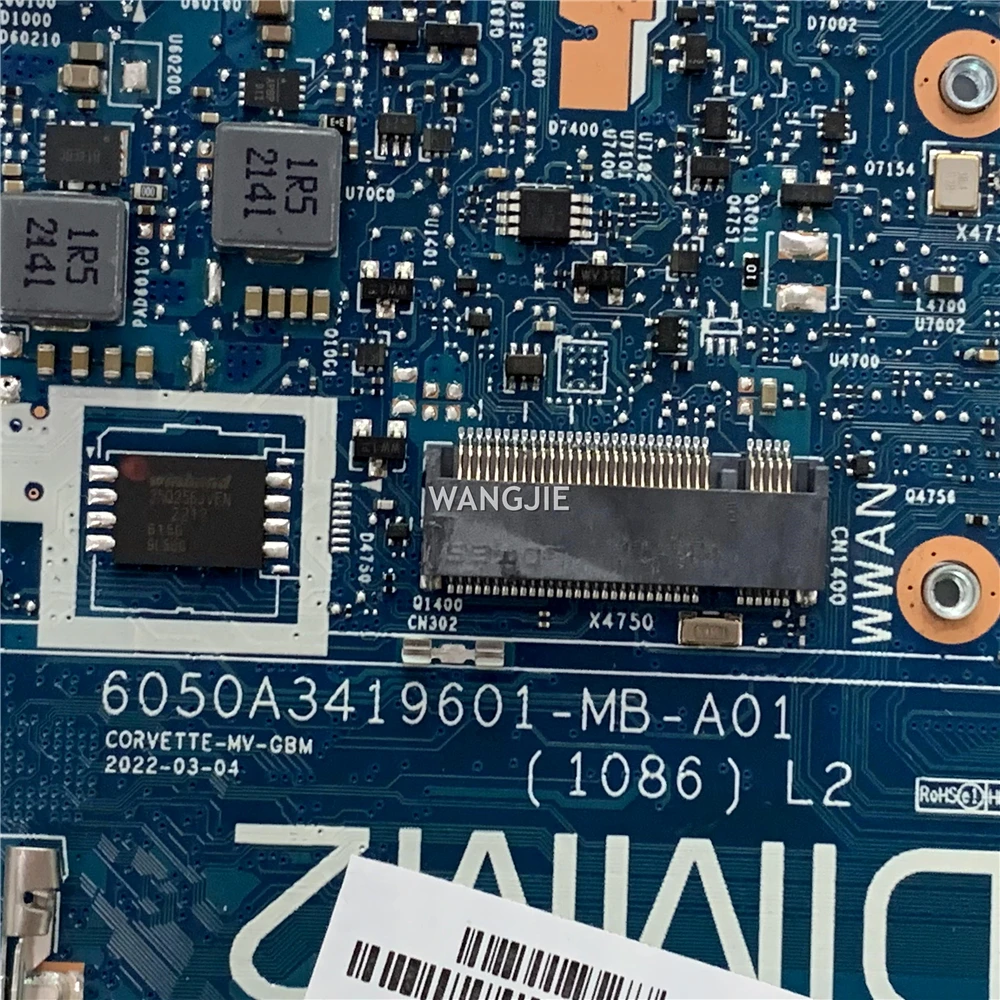 6050A3419601 para HP EliteBook 830 840 G8 placa base para ordenador portátil SPS-MB UMA i5-1145G7 N19883-601 N19883-001 100% en funcionamiento - imagen 5