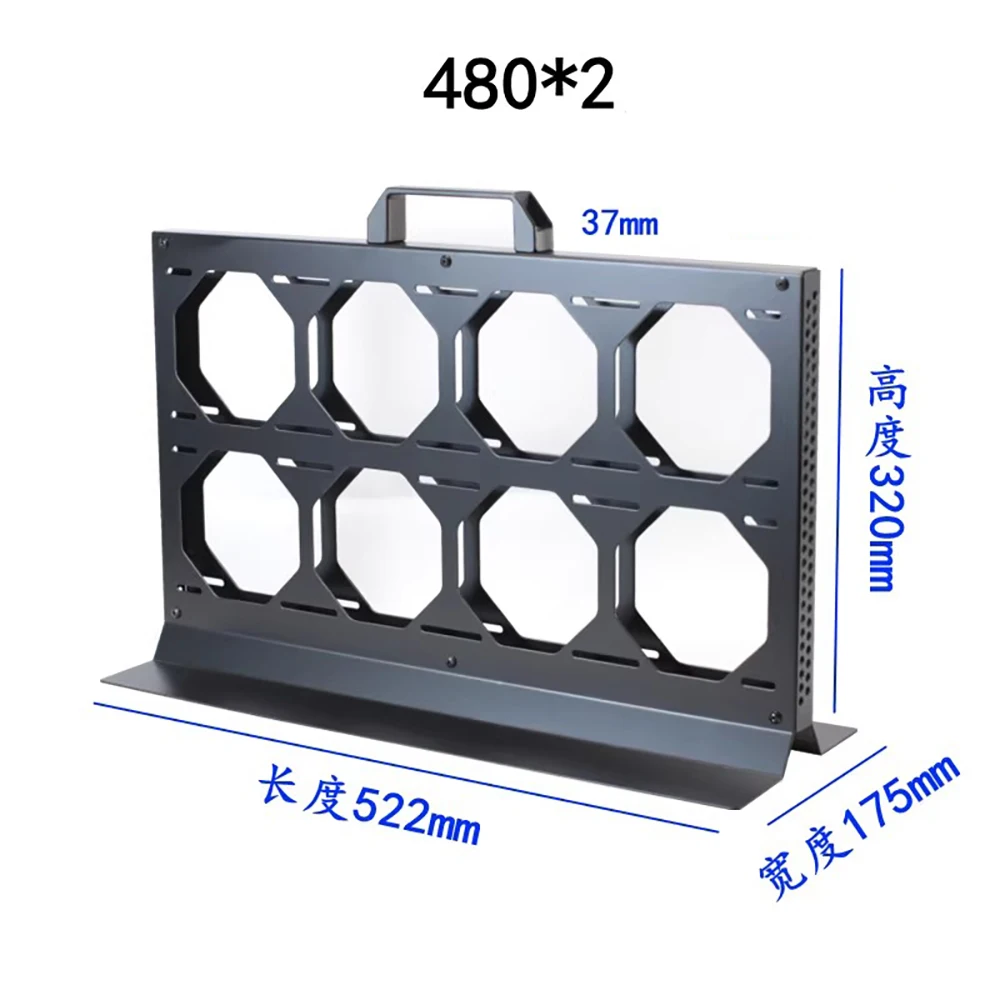 Reequipamiento externo 480X2 radiador refrigerado por agua soporte de bomba de tanque de agua para PC caja de ordenador portátil.