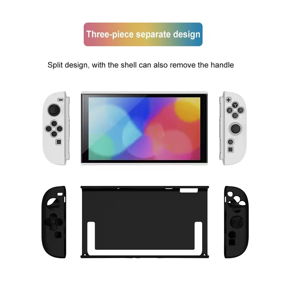 Funda protectora negra de TPU para consola de juegos Nintendo Switch 2, carcasa dura, Compatible con Switch 2 2nd 2025, Gamepad - imagen 3