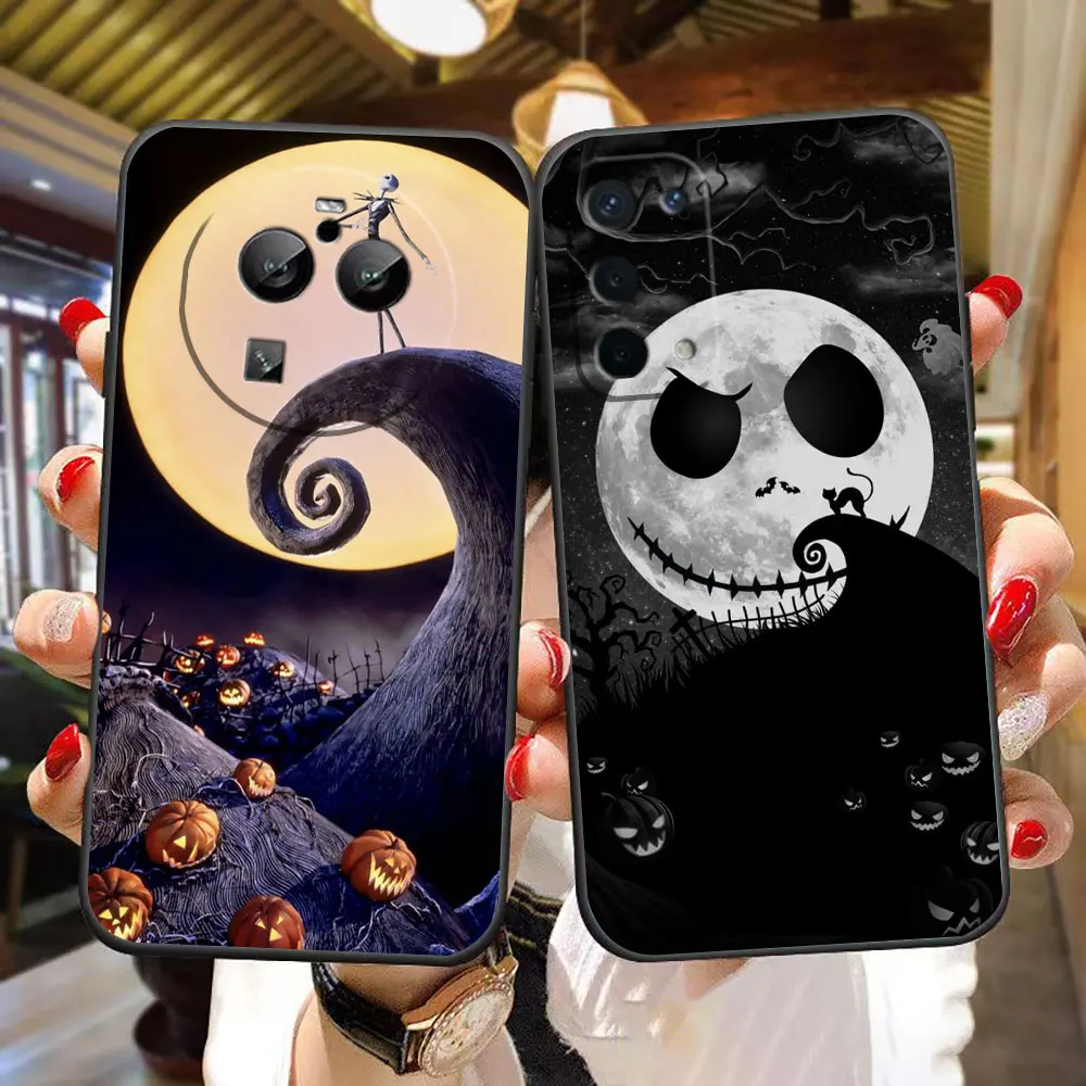 Funda de teléfono con foto personalizada de pesadilla antes de Navidad para OPPO RENO 13 13F 12 11 11F 10 8 8T 7 7Z 6 6Z 5 5F 4F 4 LITE F29