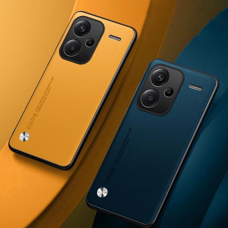 Funda de cuero PU de lujo para Xiaomi Redmi Note 13 Pro Plus, funda trasera de silicona con protección completa para teléfono Redmi Note 13 Pro + - imagen 2