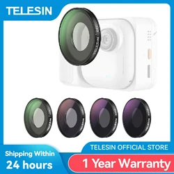 TELESIN CPL ND8 ND16 ND32 filtro de lente de liberación rápida conjunto de marco para Insta360 Go Ulatra ND VND accesorios de Cámara de Acción