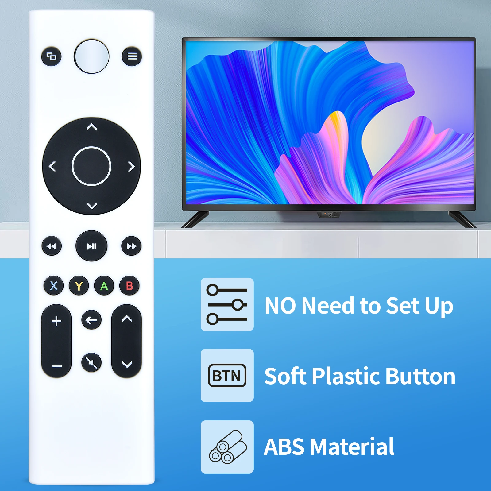 Nuevo mando a distancia para Xbox Gaming Media Remote para Xbox One, Xbox Series XS - Color blanco - imagen 3