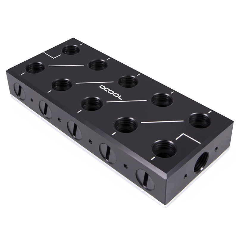 100% Alphacool ES astro Plate C1/C2/C3/C5 para cajita, servidor, estación de trabajo, sistema de construcción de bucle de fluido de refrigeración por agua - imagen 5