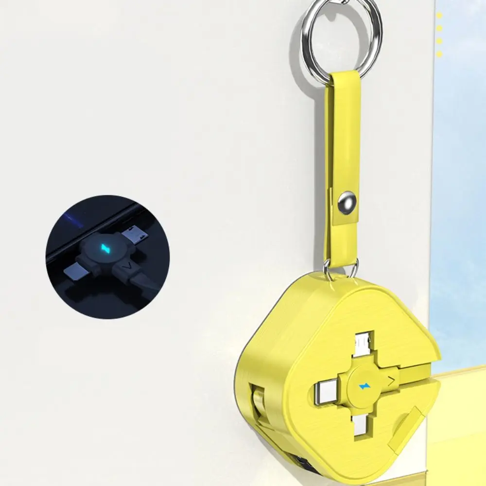 Cable de carga rápida portátil 3 en 1 para iPhone, Huawei, Samsung, Xiaomi, Cable retráctil Micro USB tipo C - imagen 4