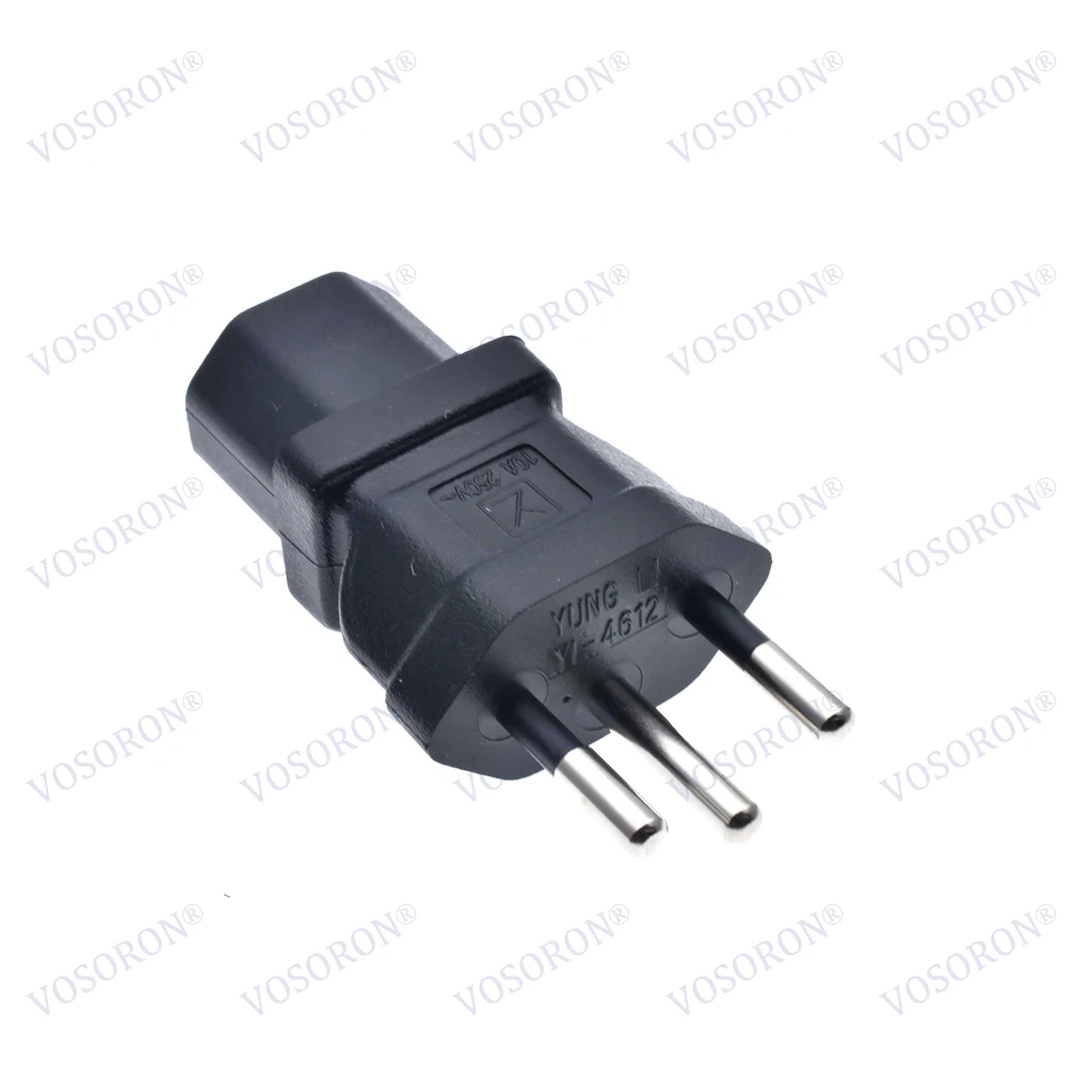 Adaptador de corriente alterna IEC320 C13 a Swiss SEV 1011 tipo J 10A 250V para servidor PDU/UPS con enchufe con conexión a tierra ﻿ - imagen 5