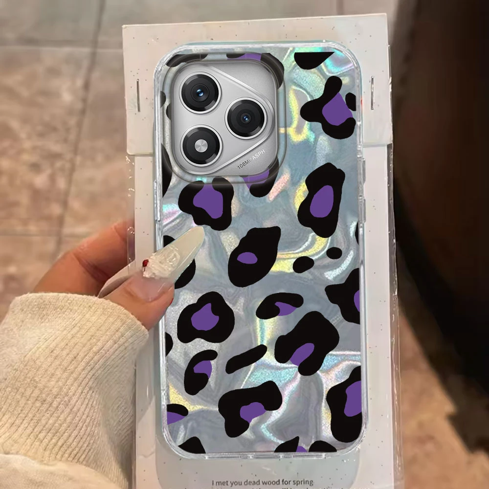Funda de teléfono con textura de agua y estampado de leopardo para Honor 400 200 Pro Magic7 6 5 Lite X9a X9c X8b X8a X8c, funda trasera de silicona suave - imagen 5