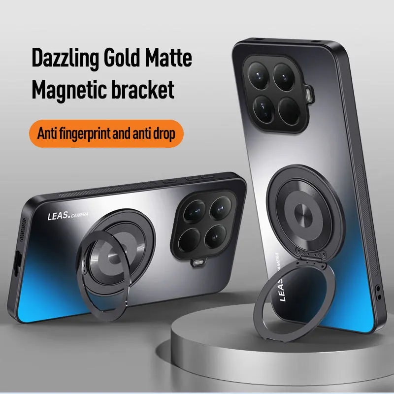 Para Xiaomi Mi 15t pro funda dura anillo de PC soporte cubierta trasera protectora magnética para Xiaomi Mi 17 15 14T 13T Pro 14 15Ultra Shell - imagen 3