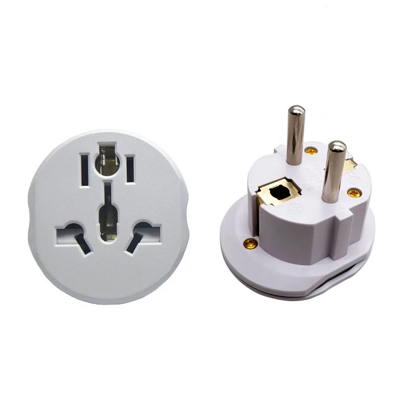 Nuevo estilo, convertidor adaptador de enchufe europeo, enchufe Universal, enchufe de pared de alta calidad AC 16A 250V AU US UK CN a adaptador de viaje de la UE - imagen 3