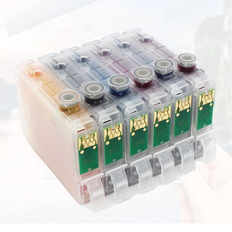 Einkshop-cartucho de tinta T0481 T0486 para impresora Epson Stylus Photo R200 R220 R300 R300M R320 R340 RX500 RX600 RX620 RX640 - imagen 4