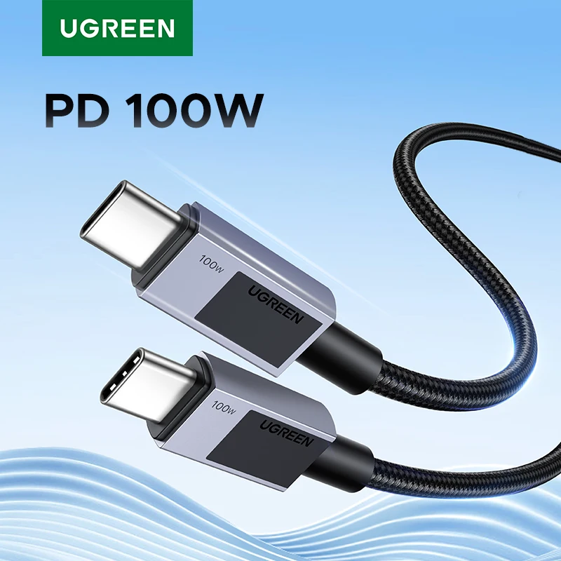UGREEN Cable USB-C PD100W - Carga rapida para MacBook e iPhone
