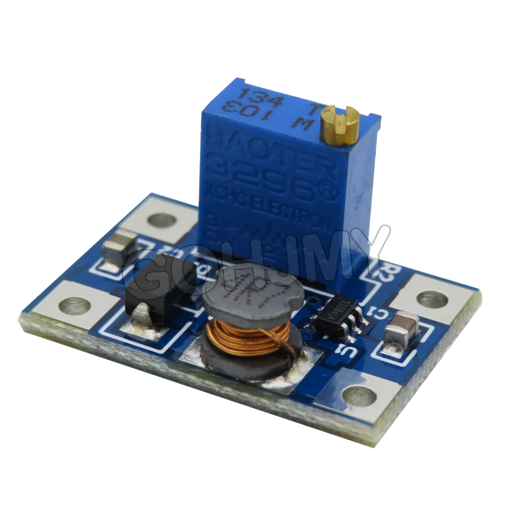 SX1308 2A DC-DC 2-24V a 2-28V Módulo de potencia ajustable elevador Convertidor de refuerzo de gran corriente - imagen 2