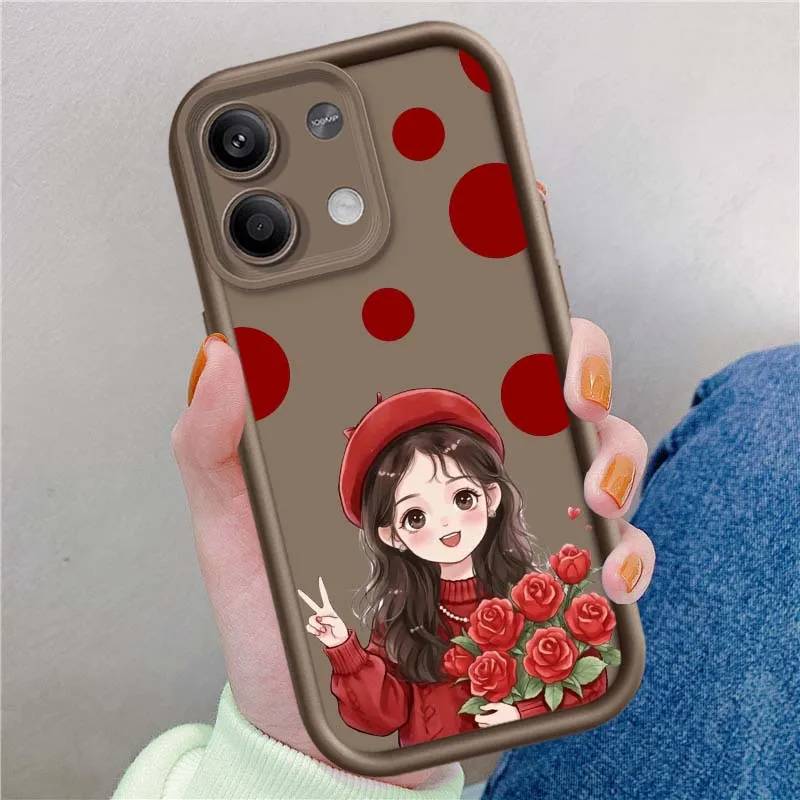 Como las chicas lindas para Redmi Note 14 13 12 11 12R 12R 11T Pro Speed Plus 5G Eye Ladder funda de teléfono - imagen 2