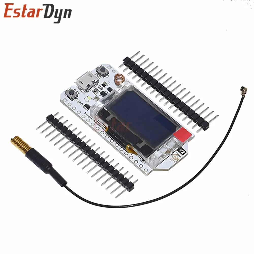 Placa de desarrollo SX1276 SX1278 LoRa ESP32, pantalla OLED de 0,96 pulgadas 868MHz/915MHz/433MHz, Kit WiFi Bluetooth para Arduino IoT - imagen 4
