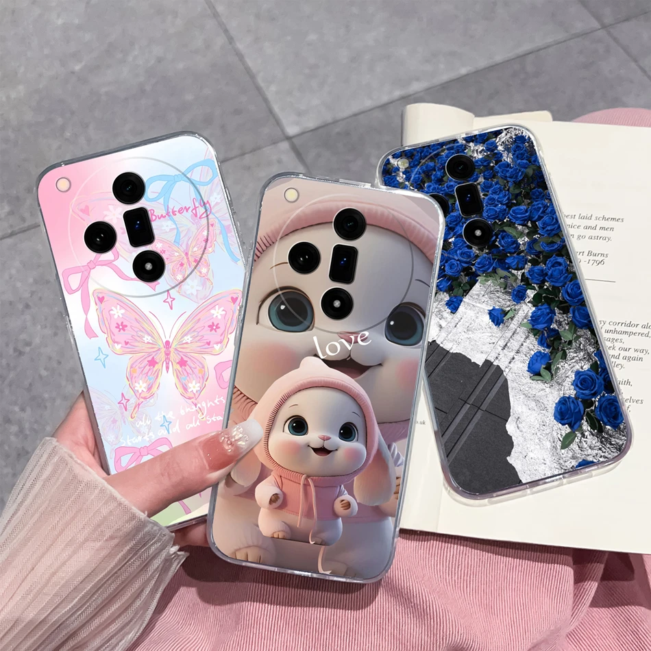 Para Oppo Find X7 Pro Ultra Funda de teléfono estilo informal suave y delgado TPU transparente carcasa de silicona para Oppo Find X 7 Funda ligera - imagen 3