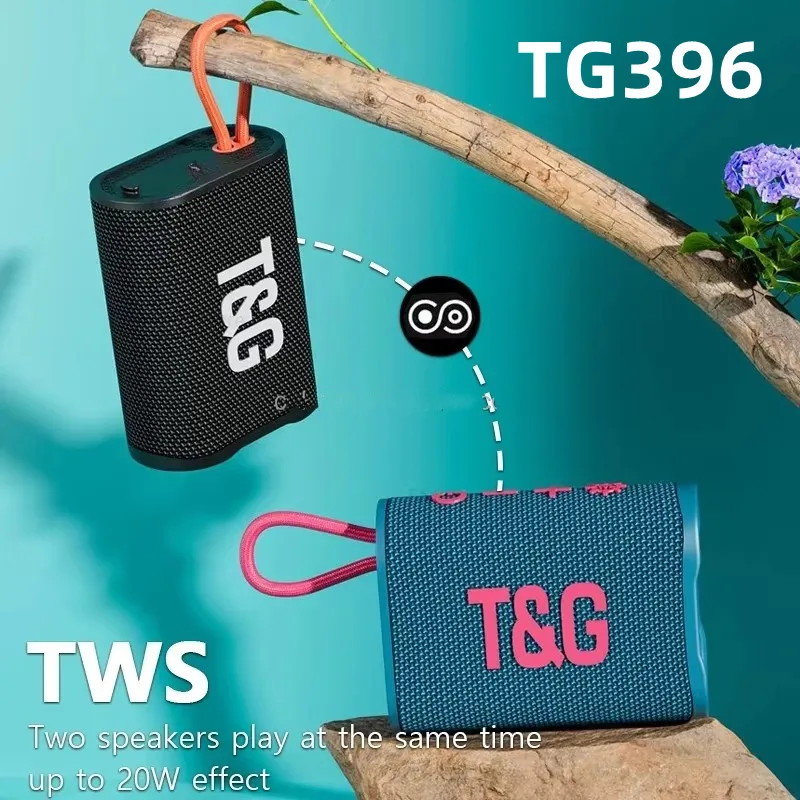 NewWireless portátil Bluetooth IPX 7 altavoz impermeable TG396 altavoz inalámbrico Bluetooth para exteriores Ultra bajo Mini Boombox TWS - imagen 3