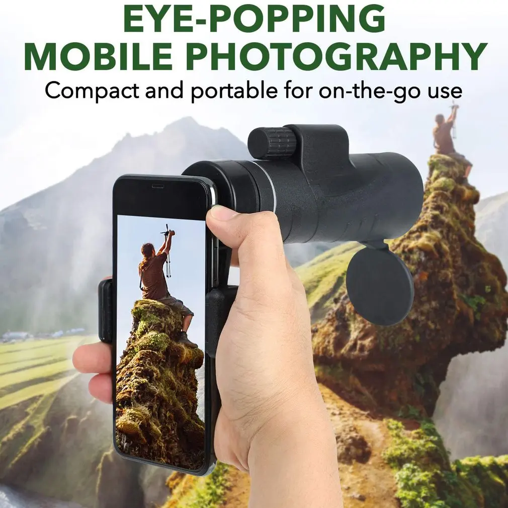 Adaptador de binoculares para telescopio, accesorios especiales, Conector de soporte de Clip, compatible con teléfono móvil, soporte para Binocular, observación Monocular - imagen 4