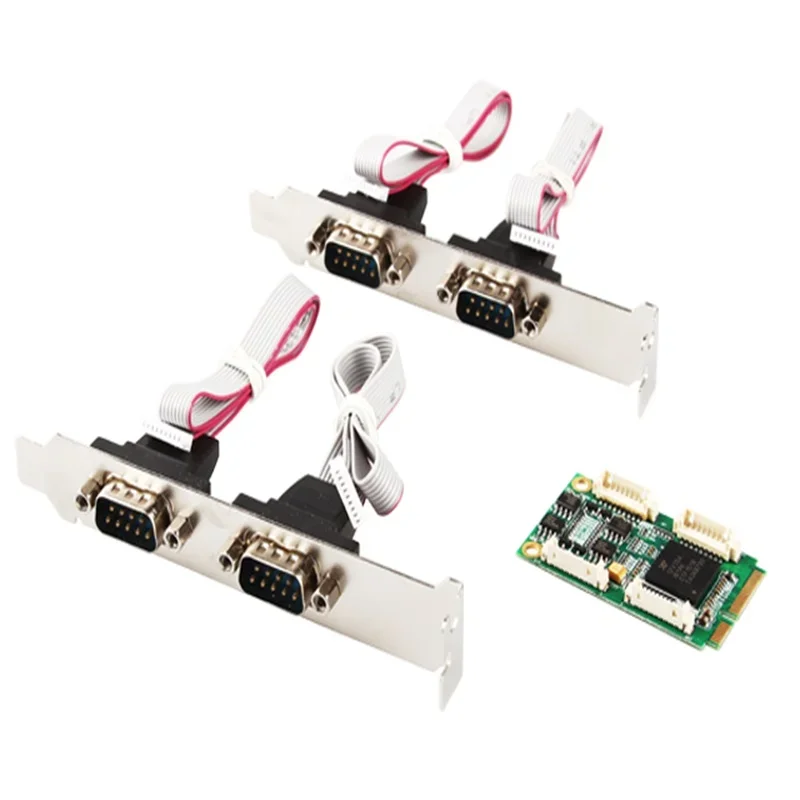 MINI PCI-E a 4 puertos RS422/485 tarjeta de puerto serie industrial MINI PCIE a 422 IO-MPCE354A-4S