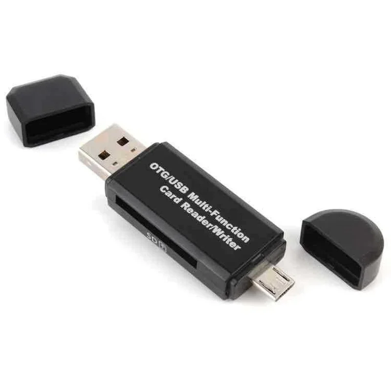 Universal 3 in 1 Card Reader Type C Micro USB USB to Micro SD TF USB OTG Adapter Smart Memory Microsd Cardreader For iPad PC