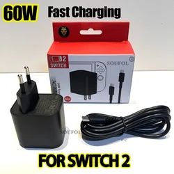 Cargador Rápido 60W Consola Nintendo Switch – Fuente Alimentación UE