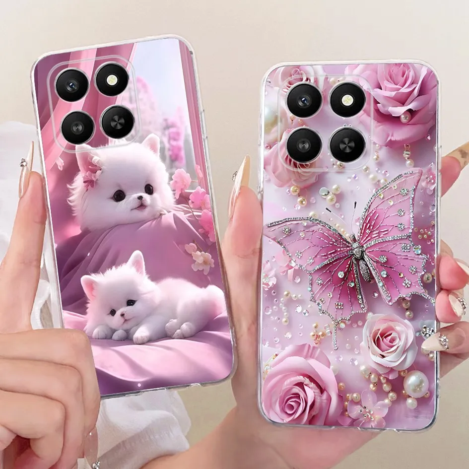 Funda para Honor X7D, funda para teléfono inteligente Honor 400, LGN-NX1, fundas suaves de TPU con dibujos de León y dragón populares para Honor Play 10T Capas - imagen 2