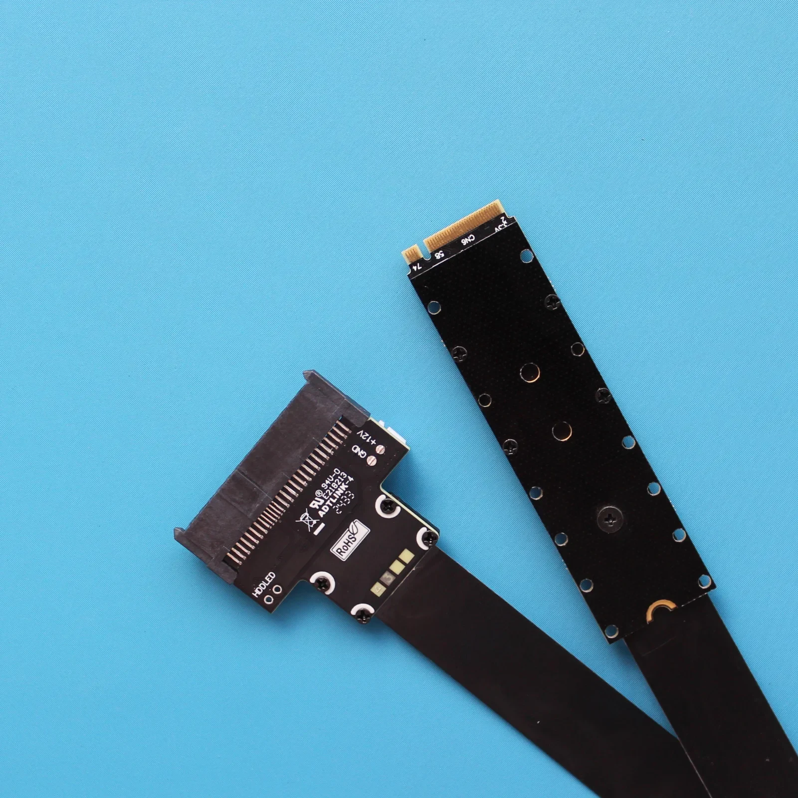 Cable de extensión adaptador M.2 NVMe a U.2/U.3/E1.S/E3.S SSD PCIe5.0x4 compatible con Gen5 - imagen 5