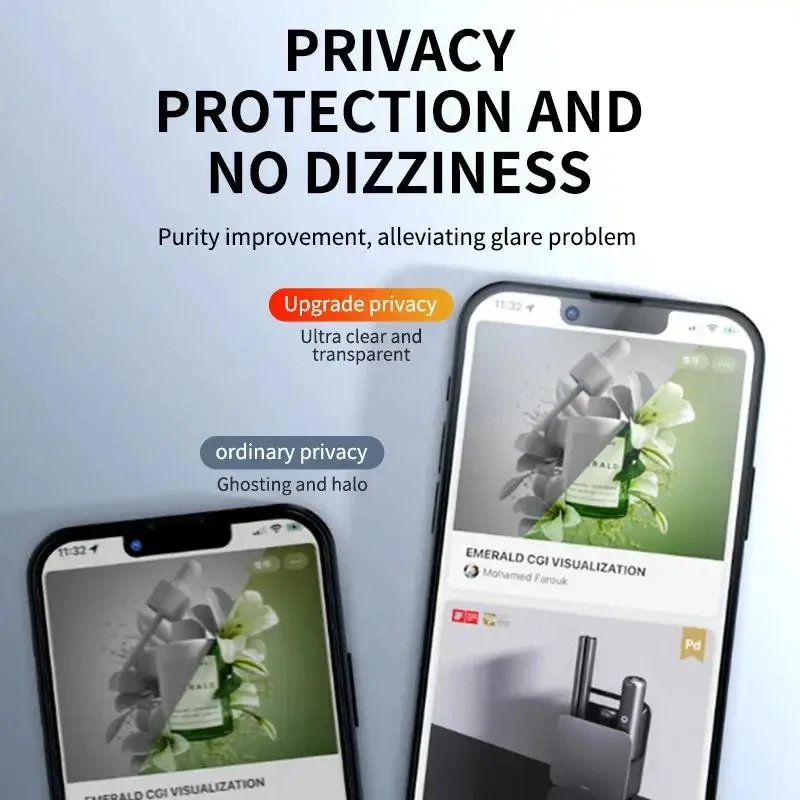 Protector de pantalla de privacidad antiespía para Samsung A56 5G A55 A54 A36 A35 A53 A52S A52 A34 A33 A32 A51 A73 A72 A71 vidrio templado - imagen 2