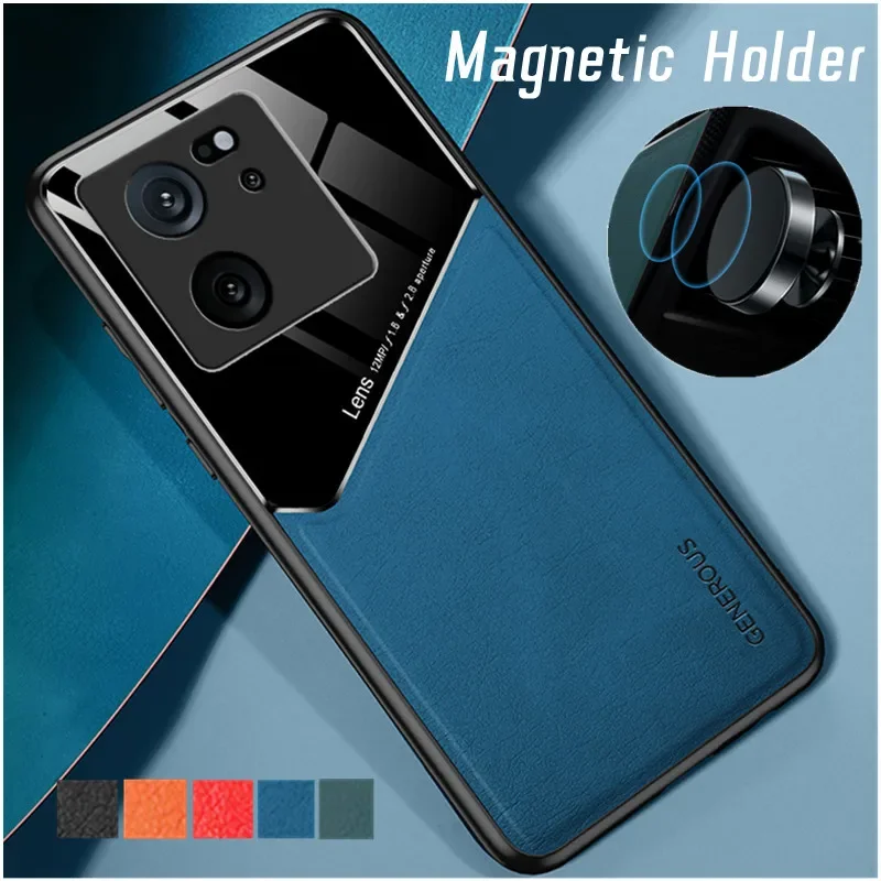 Funda a prueba de golpes para Xiaomi 14 14T 13T Pro 13 12T 12 11 11T 10T Lite, funda protectora con soporte magnético para coche, Fundas para teléfono