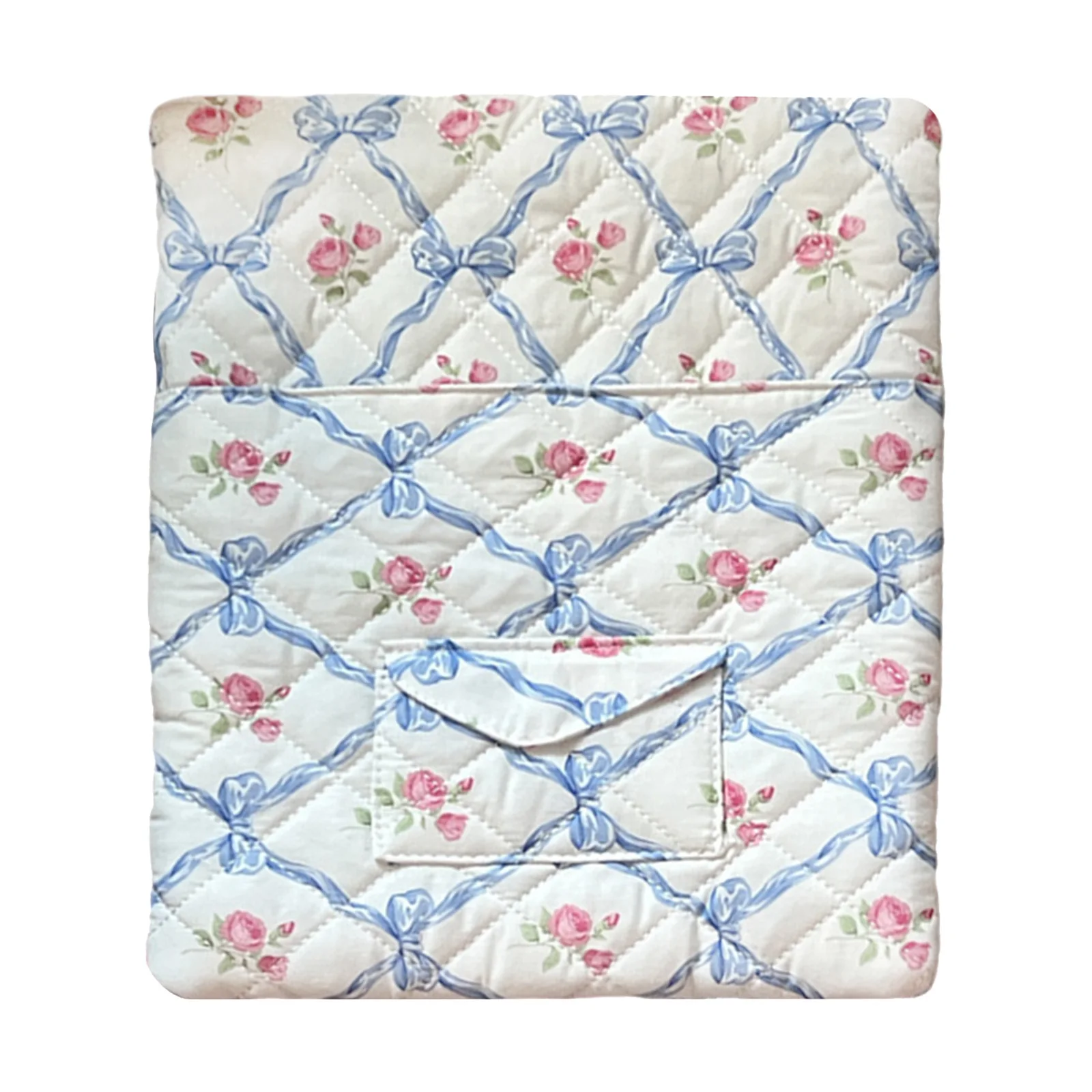 Funda acolchada para ordenador para IPad Air 4 5, bolsa protectora con estampado de flores, bolsa para ordenador portátil, funda para tableta para portátil de 15 pulgadas - imagen 4