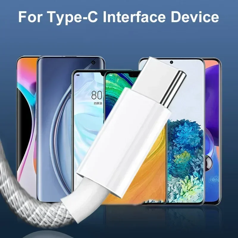 Cable de teléfono móvil USB C de carga rápida USB A a tipo C Cable trenzado de nailon para Apple Carplay iPhone 16 Pro 15 Pro Max Plus, 3/1 Uds. - imagen 5