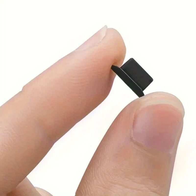 [Pujones antipolvo de silicona] Paquete de 10 tapones antipolvo de silicona - Tapas protectoras para iPhone, micro USB, puertos de carga tipo C - imagen 4