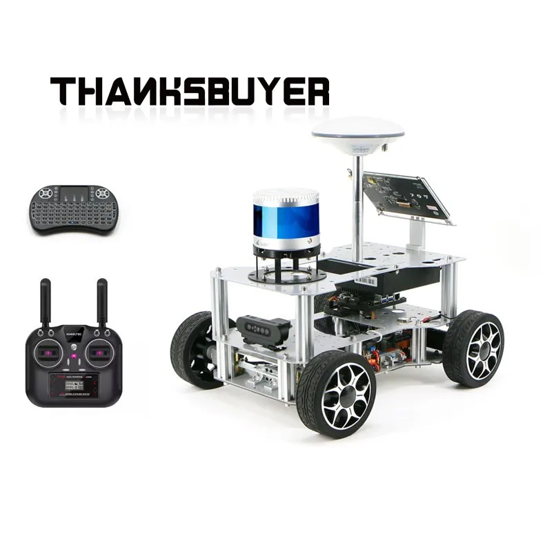 Robot de conducción autónomo para exteriores (versión profesional de alta gama con Orin Nano de 4 GB y pantalla táctil de 7")