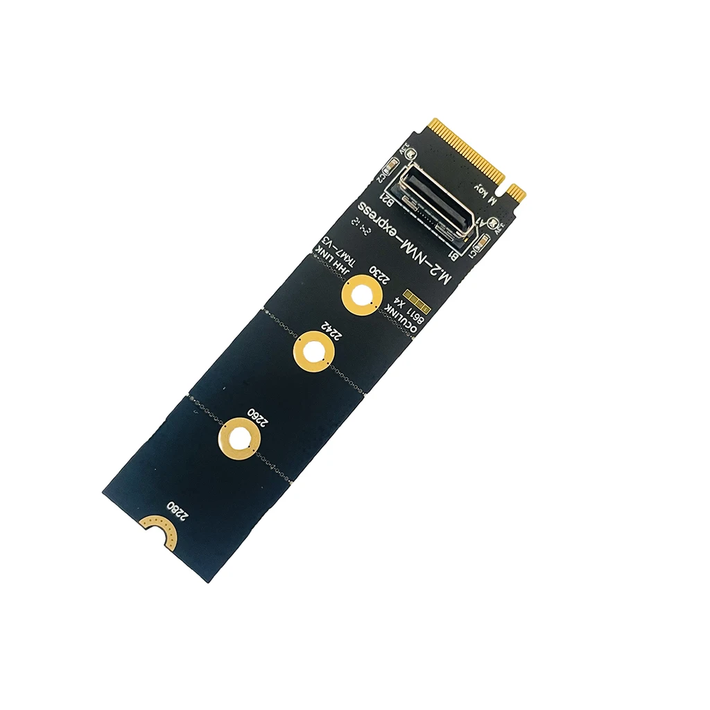 Para M.2 NVME a Oculink hembra Dock SFF-8612 adaptador PCI-E X4 tarjeta adaptadora soporte DOCK-OC4 para 2,5 pulgadas NVME U.2(SFF 8639)SSD - imagen 4