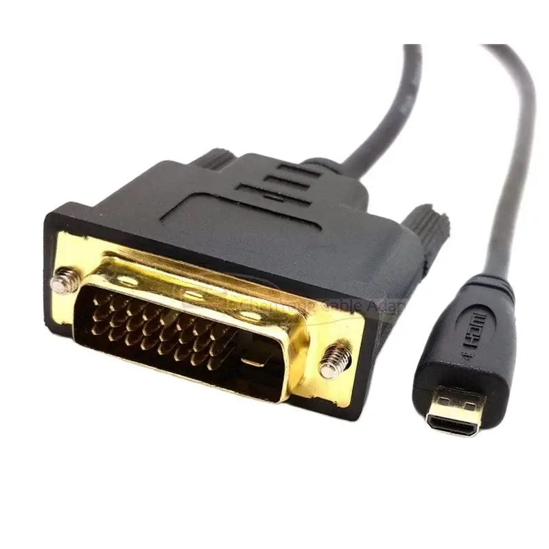 Cable Adaptador Micro HDMI a DVI 1080p 3D para XBOX PS3 Monitor - imagen 2
