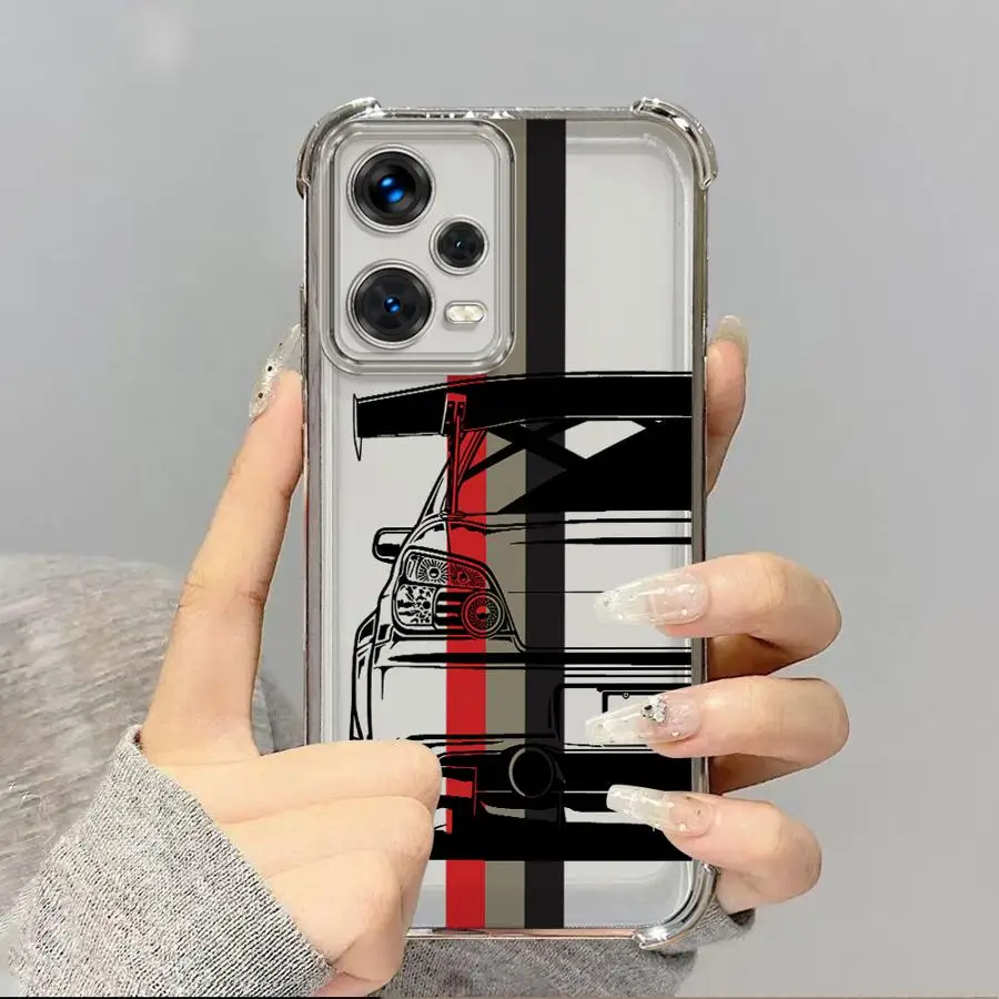 Funda japonesa JDM Drift para coche Redmi Note 11s 10 Lite 10s 11 12 13 10 Pro 9S 14 Pro Plus, funda suave - imagen 3